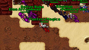 Pantera Magica on screen