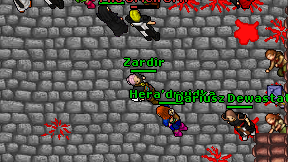 Zardir on screen