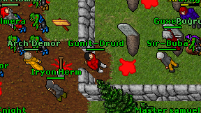 Gunit-Druid on screen