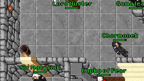 Lord Huster on screen