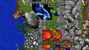 Flygande Aimet on screen