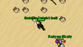 Golden Knight hell on screen
