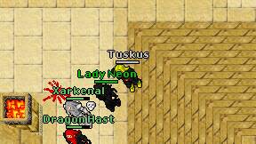 Tuskus on screen