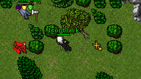 Ironblack on screen