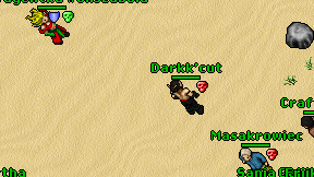 Darkk'cut on screen
