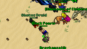 Black Fenrir on screen