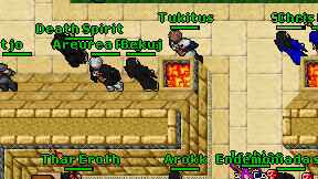 Death Spirit on screen
