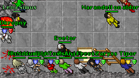 Evetor on screen