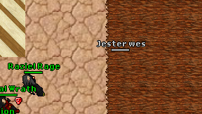 Jester wes on screen
