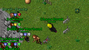 Chaos Howk on screen