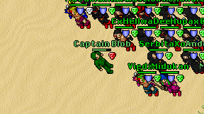 Captain Blob on screen