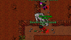 Destroyer Fiend on screen