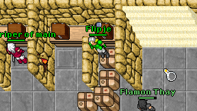 Flipje on screen