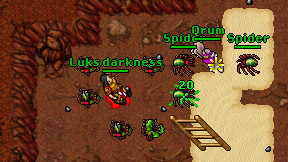Luks darkness on screen