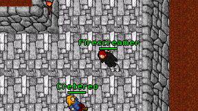 Firescreamer on screen