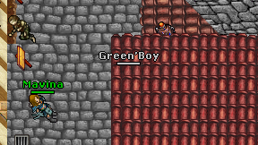 Green'Boy on screen