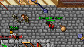 Cloud Archer on screen