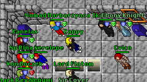 Zappy on screen
