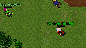 Demon janitin on screen