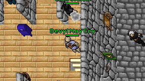 Devyl May Cry on screen