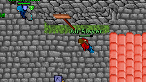 Air Slayer on screen