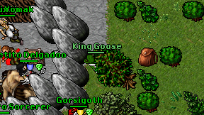 King Goose on screen