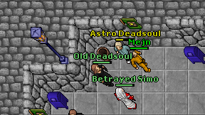 Old Deadsoul on screen