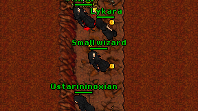 Small wizard on screen