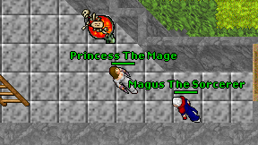 Princess The Mage on screen