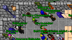 Frosty Champion on screen
