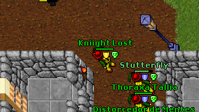 Kniight Lost on screen
