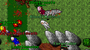 Bloody Warrior on screen