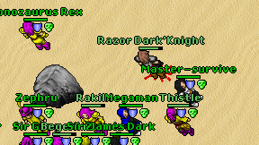 Razor Dark'Knight on screen