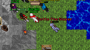 Getto The Slayer on screen