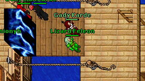 Lizard Feleon on screen
