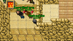 Mekastos on screen