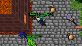 Omega-Alpha on screen