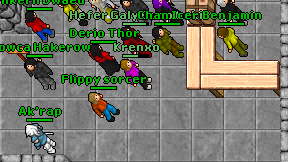 Flippy sorcer on screen