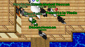 Dimensionman on screen