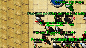 Shadow getto on screen