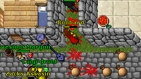 Bonbard on screen