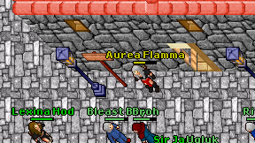 Aurea Flamma on screen
