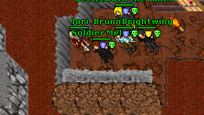 Soldier Melon on screen
