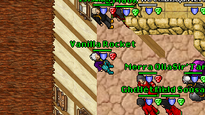 Vanilla Rocket on screen