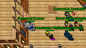 Eternal Razor on screen
