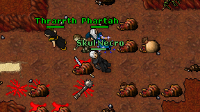 Skul Necro on screen