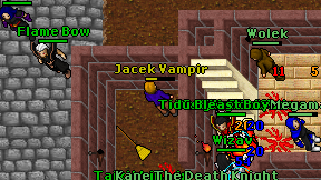 Jacek Vampir on screen