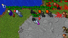 Alpax on screen