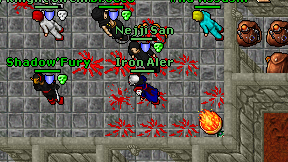 Iron Aler on screen