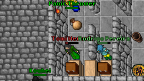 Panic Thrower on screen
